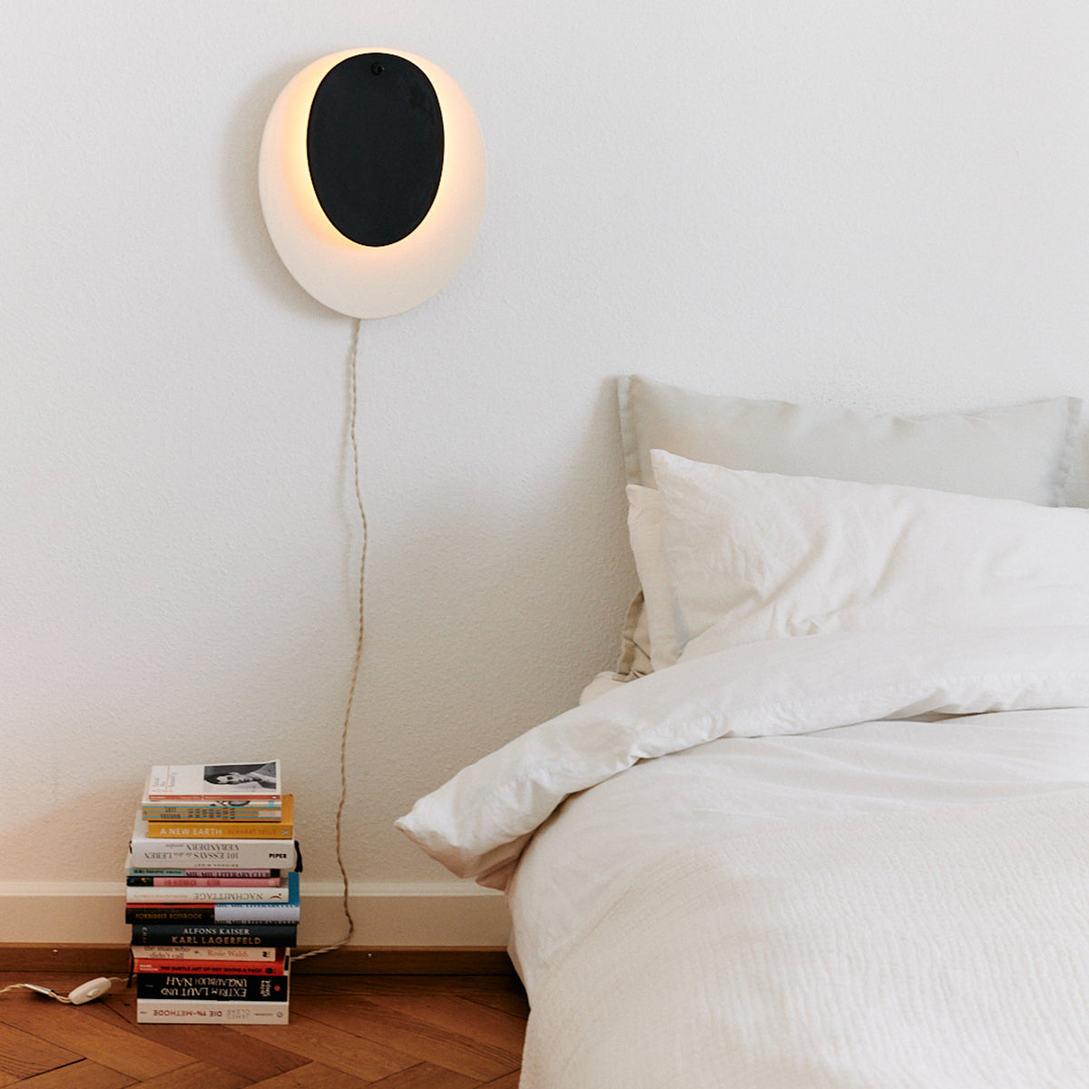 Nebula Ceramic Wall Lamp No.2 in Black & White
