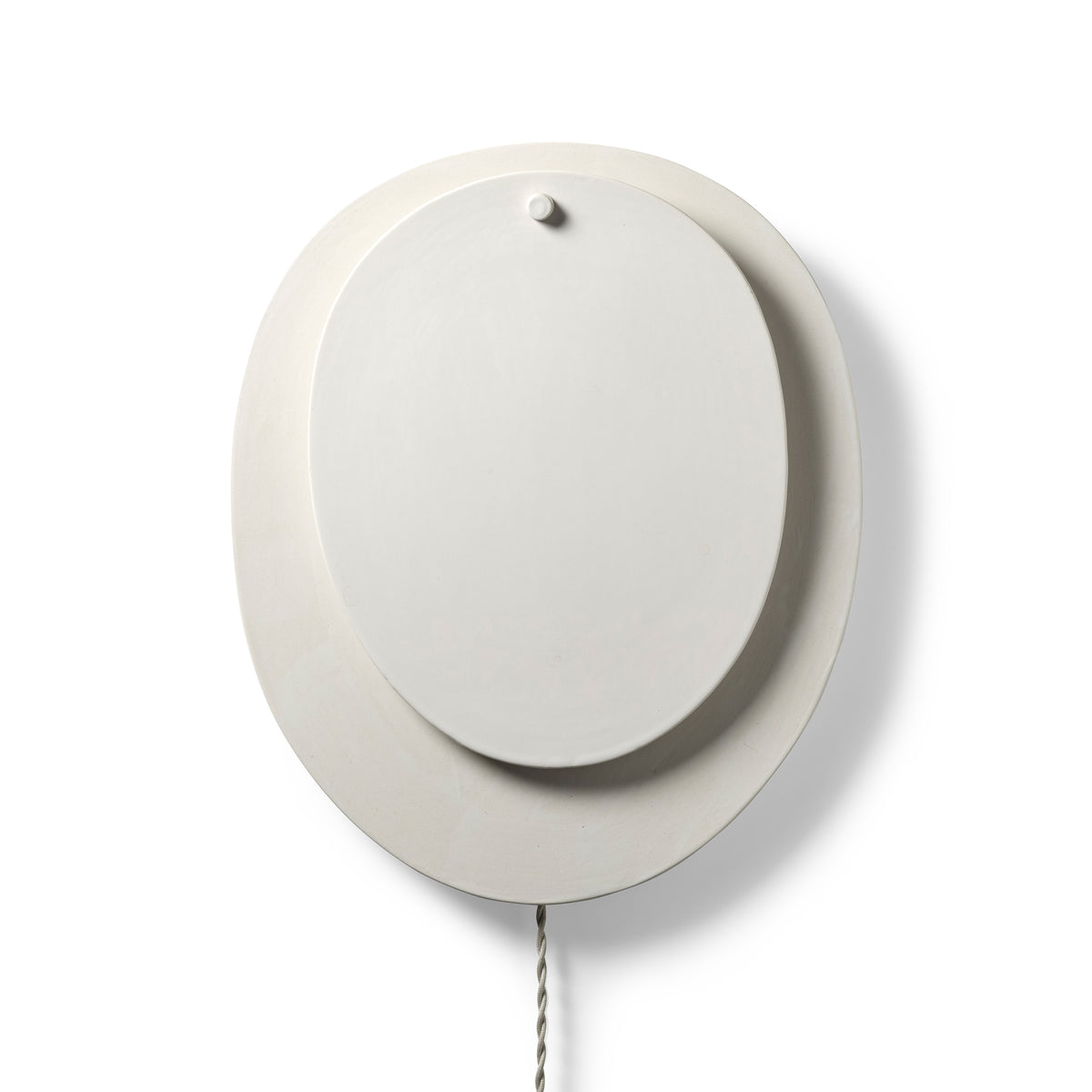 Nebula Ceramic Wall Lamp No.3 in White