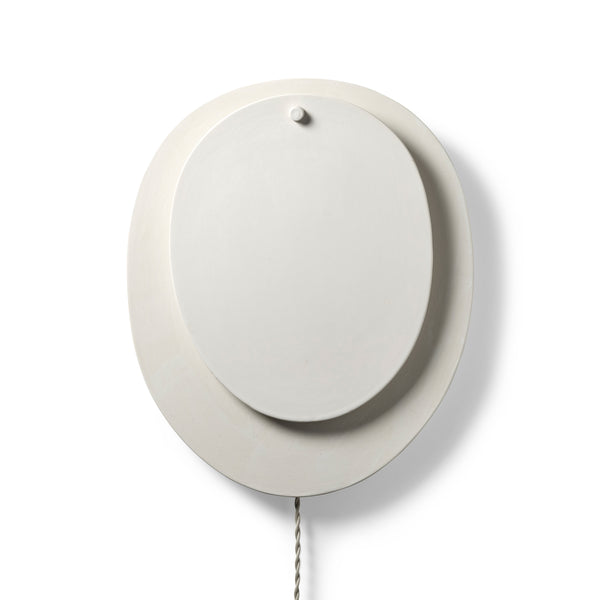 Nebula Ceramic Wall Lamp No.3 in White