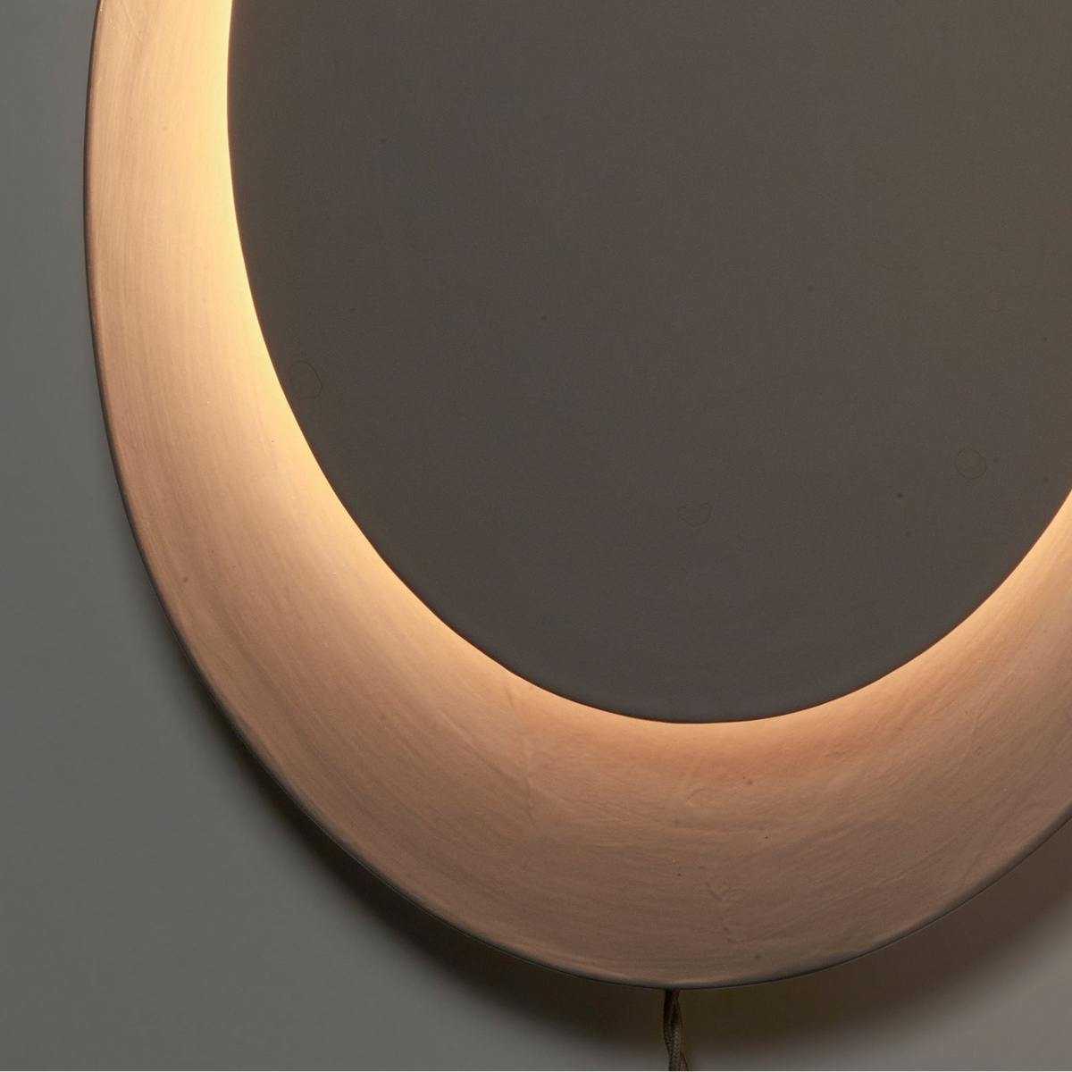 Nebula Ceramic Wall Lamp No.3 in White