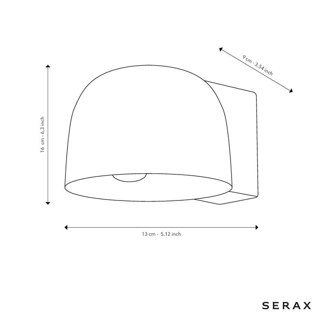 Wall Lamp Black Nova
