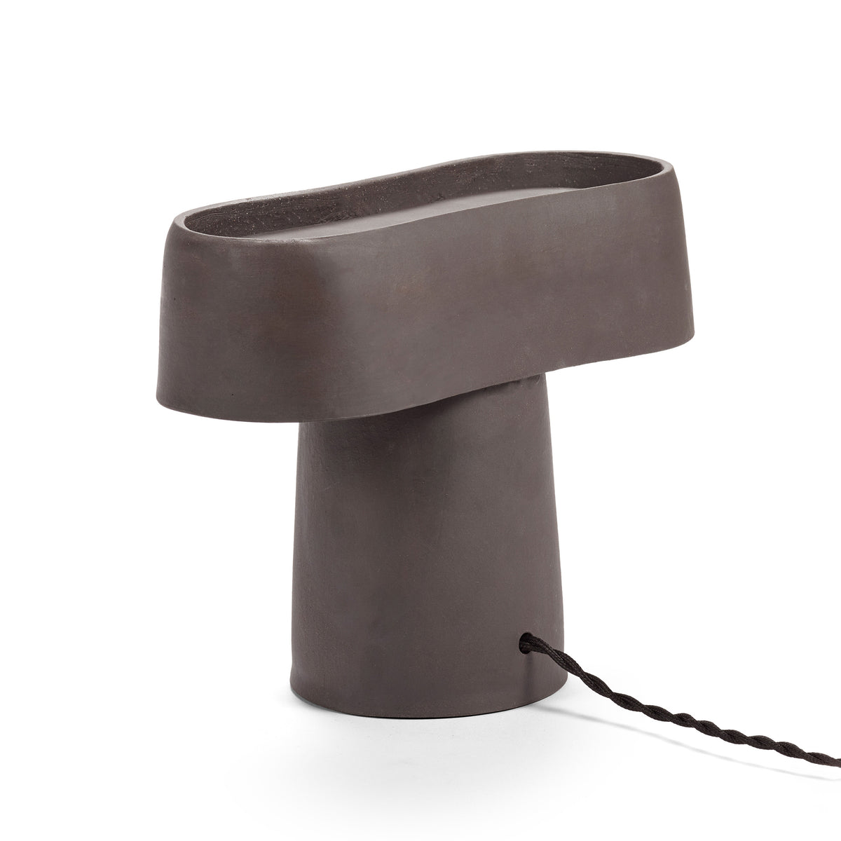 Romé Ceramic Table Lamp No.2 In Black
