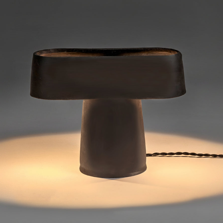 Romé Ceramic Table Lamp No.2 In Black