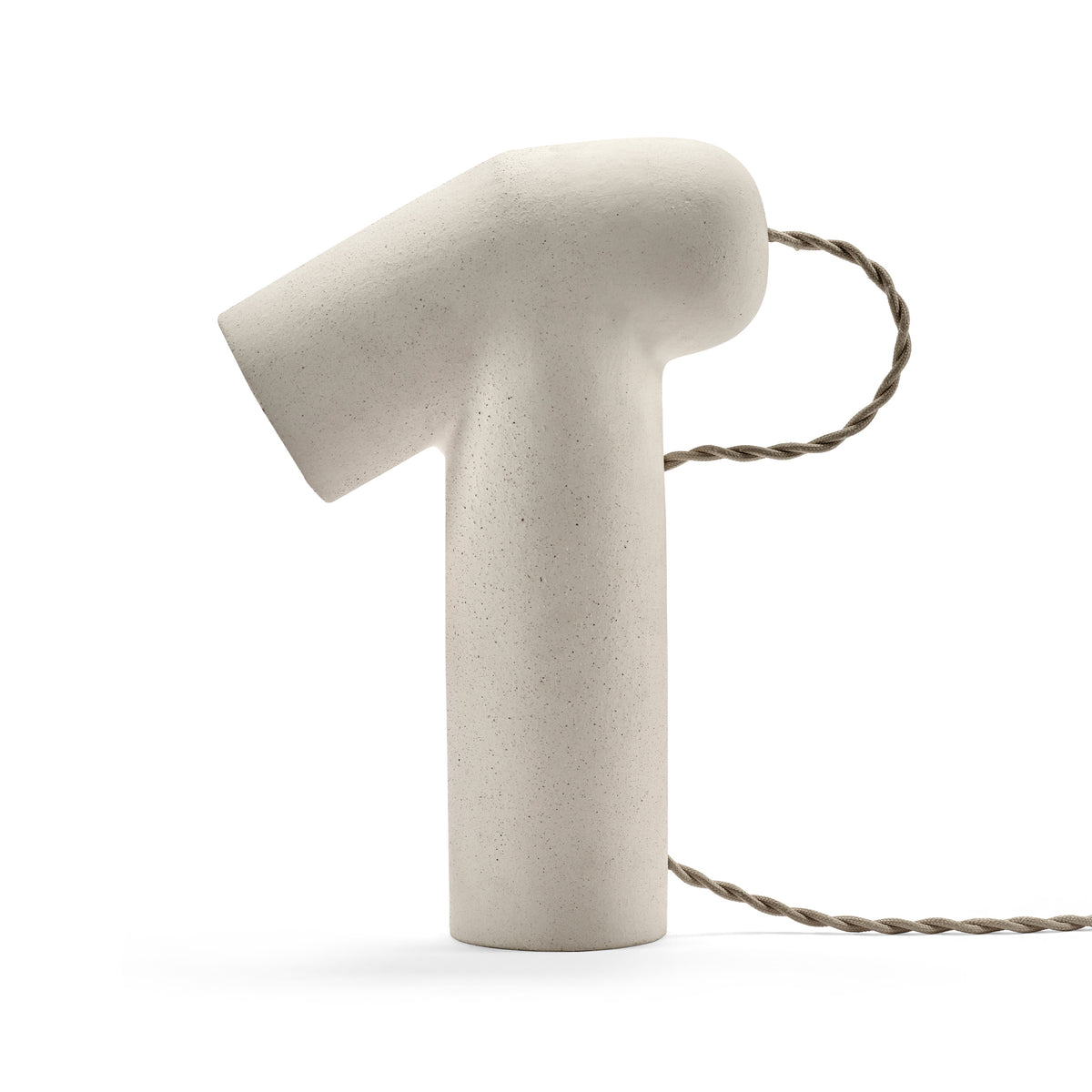 Maia Ceramic Table Lamp In Beige