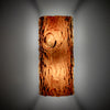 Oak Medium Glass Wall Lamp No.2 in Amber