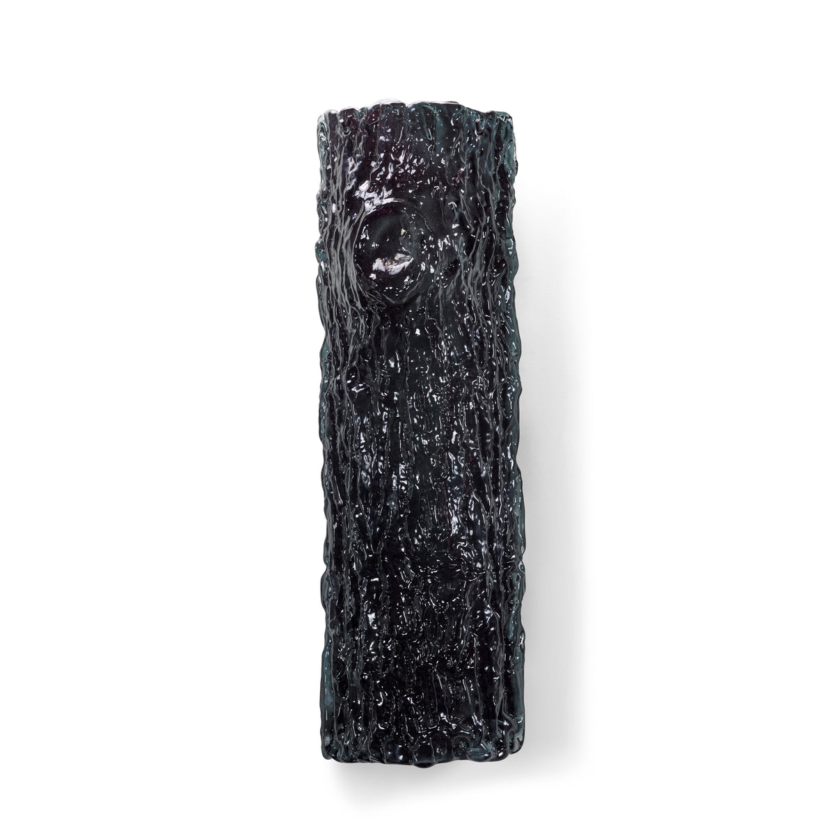 Oak Large Glass Wall Lamp No.3 in Black