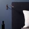 Leo Switched LED Recessed Reading Wall Light in Bronze