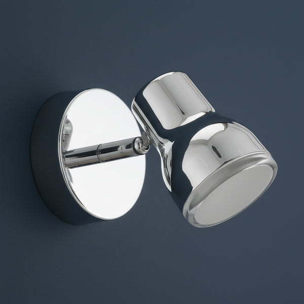 Clint IP44 Adjustable Bathroom Spotlight In Polished Chrome