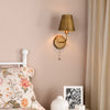 Dijon Switched Wall Light in Antique Bronze with Bronze Metal Shade