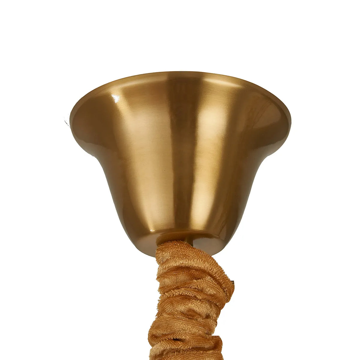 Kentisbeare 400mm 3 Tier Chandelier in Brass & Clear Glass