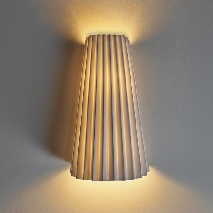 Uala Porcelain Wall Light in White
