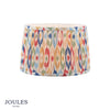 Folly 30cm Tapered Pleated Multi Colour Cotton Drum Shade