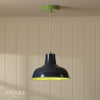 Hatfield Pendant in Gloss Blue & Green