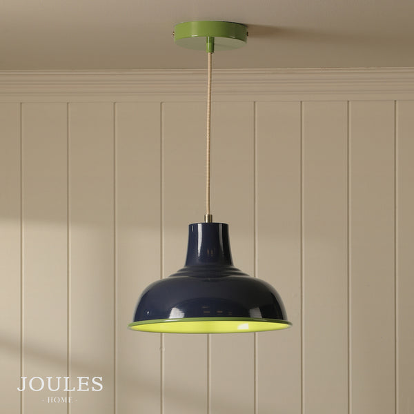 Hatfield Pendant in Gloss Blue & Green