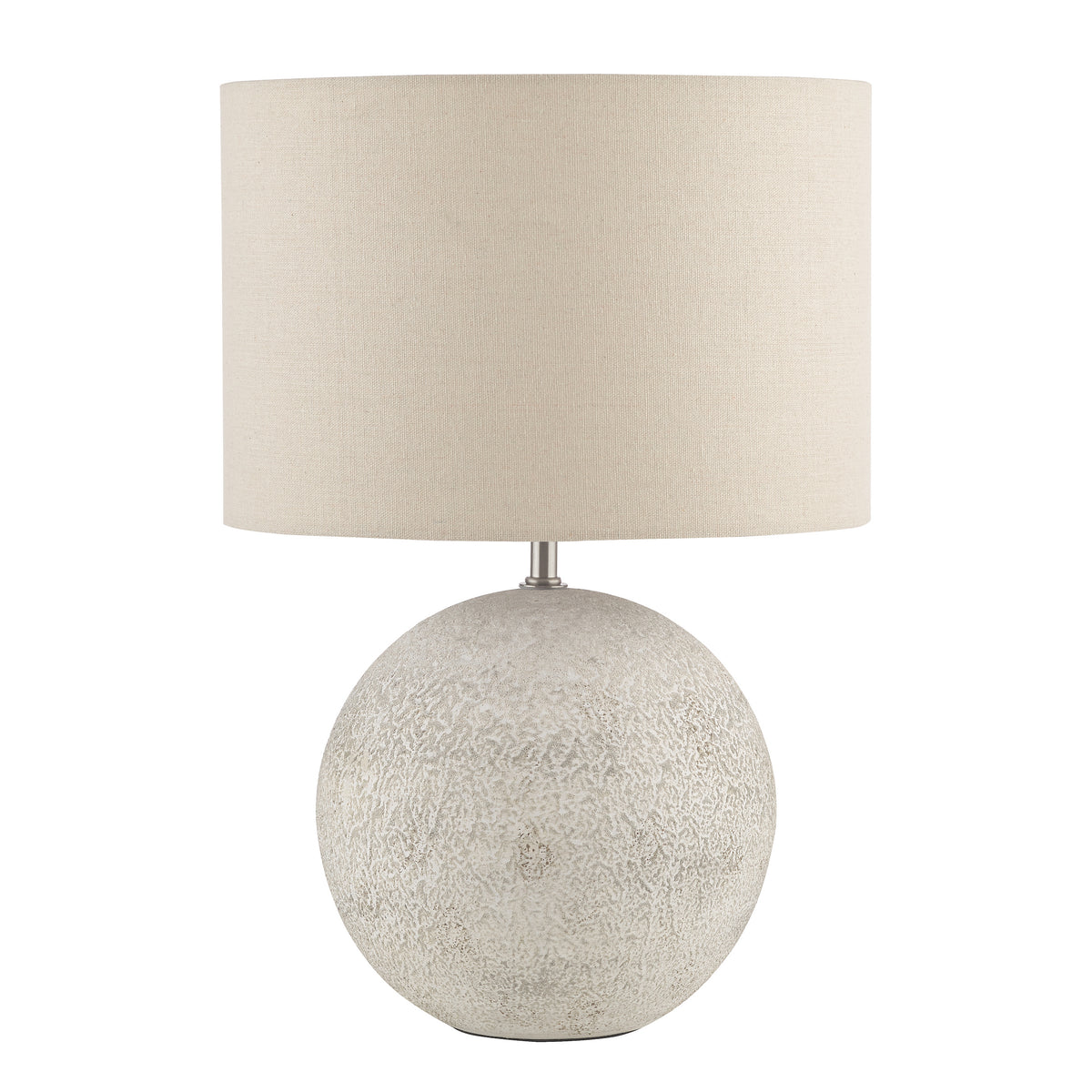 Havana Small Ceramic Table Lamp with White Linen Shade