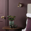 Itala Bedside LED Reading Light with in Antique Bronze