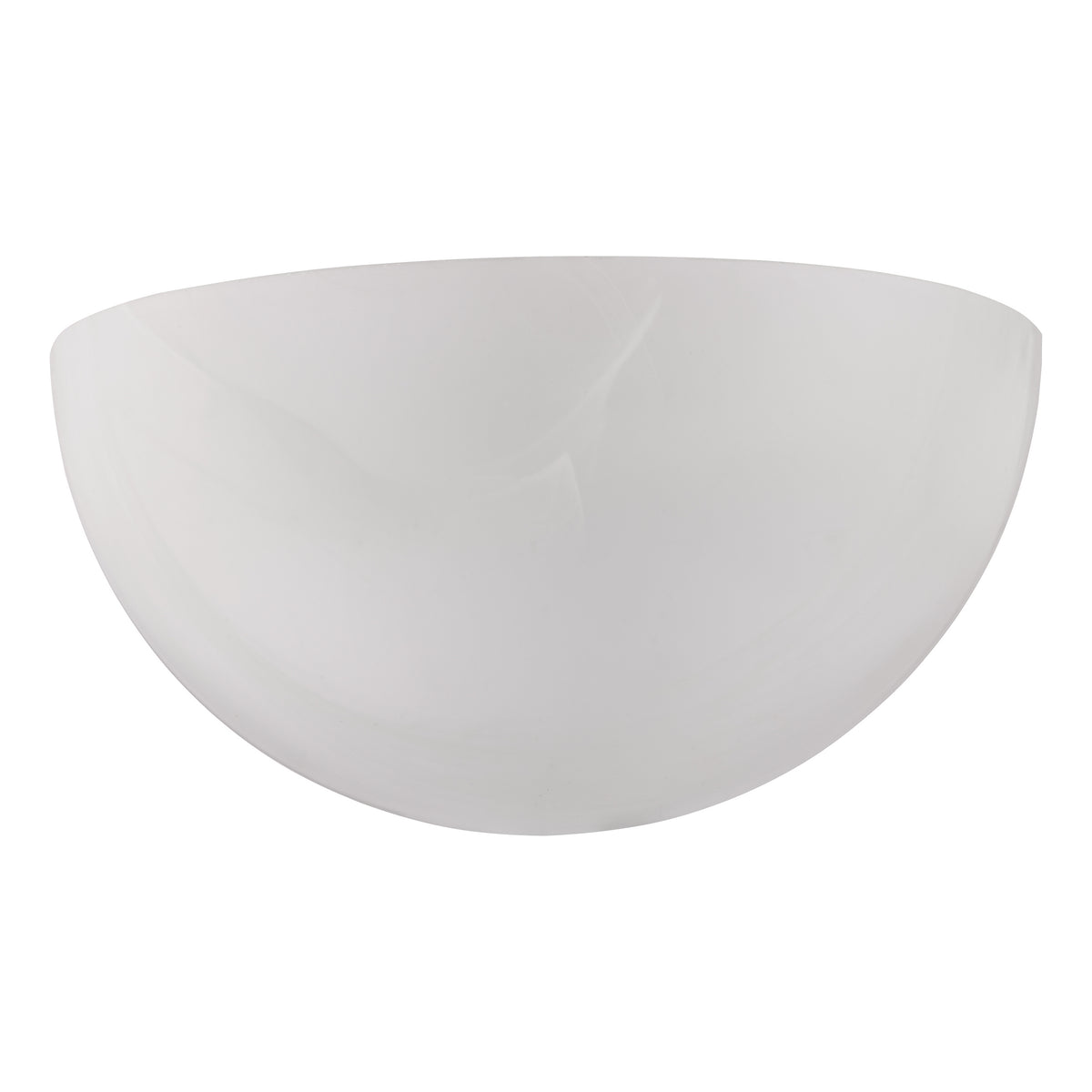Keita Wall Light in Antique Bronze with Alabaster Effect Glass Shade
