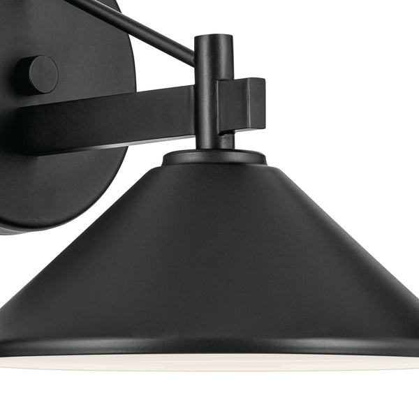 Ripley IP44 Small LED Wall Lantern in Black