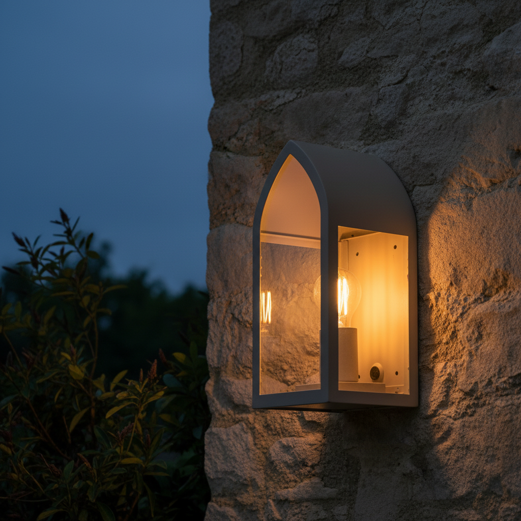 Fairford Exterior Wall Lantern in Clay