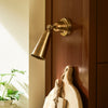 Longborough Wall Spotlight in Antique Brass