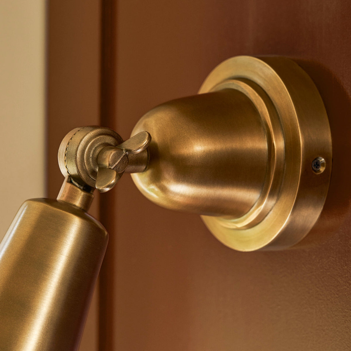 Longborough Wall Spotlight in Antique Brass