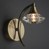 Luther Single Wall Light in Antique Brass
