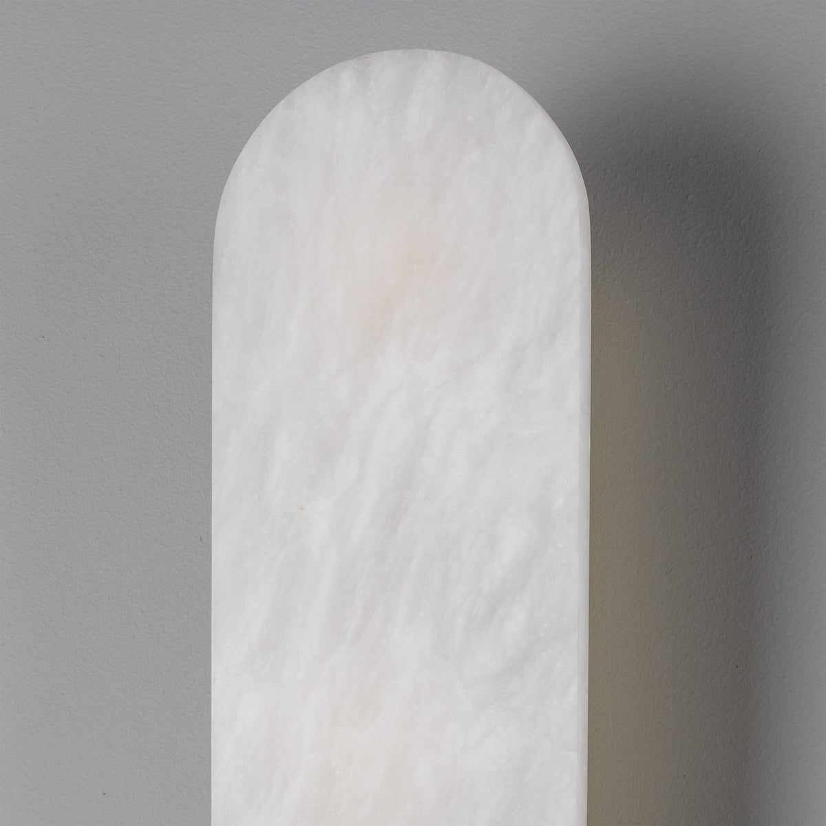 Lothian IP44 Oval Alabaster Wall Light with Satin Brass Detailing