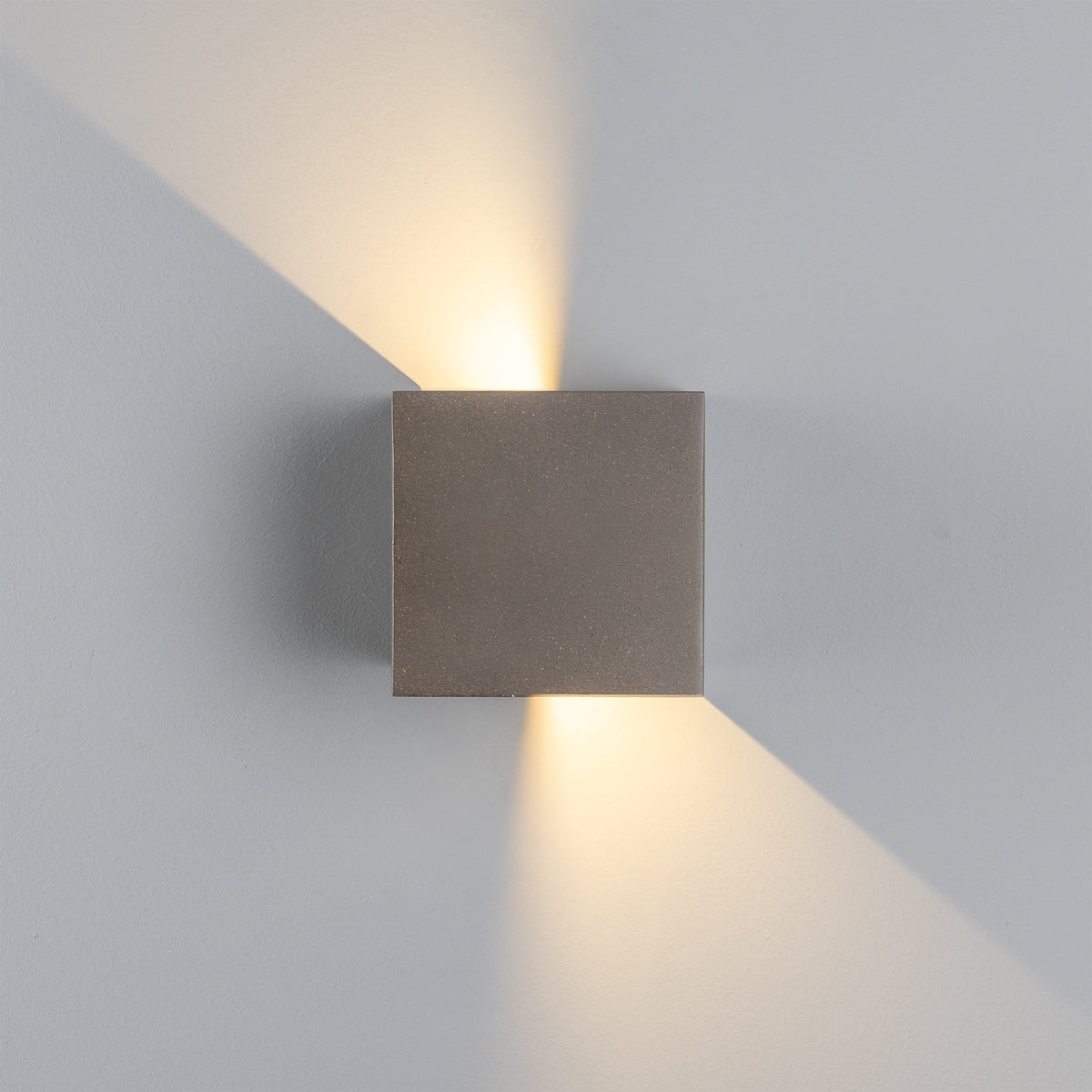 Marseille Adjustable Up & Down Beams IP65 Exterior Concrete LED Wall Light