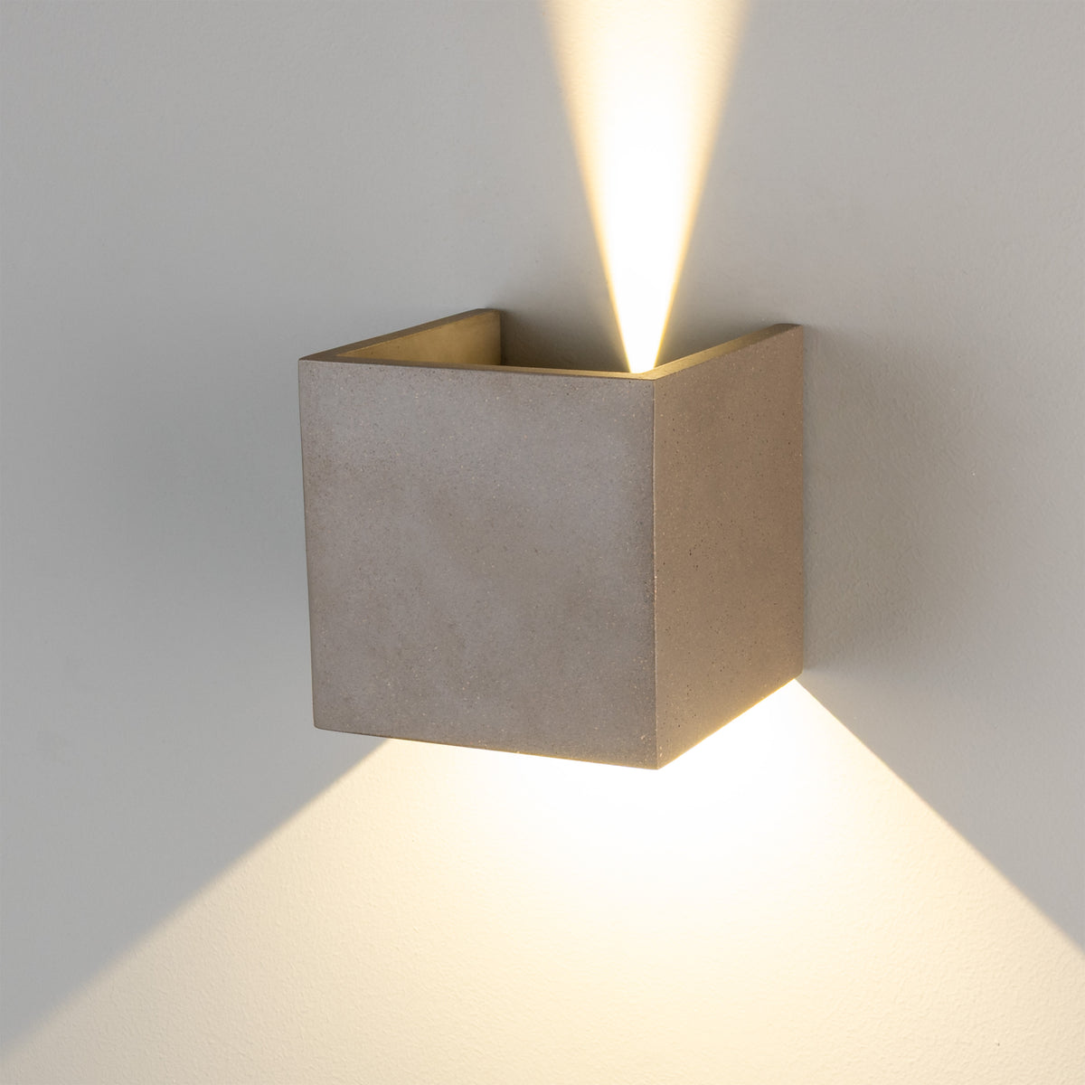 Marseille Adjustable Up & Down Beams IP65 Exterior Concrete LED Wall Light