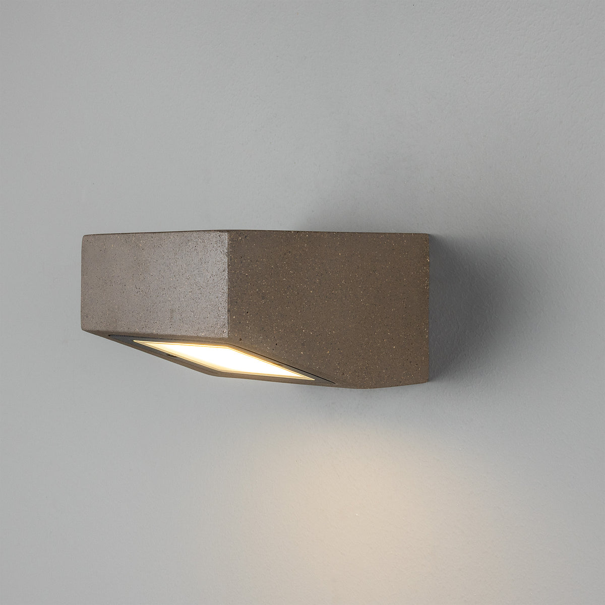 Trieste IP65 Exterior Concrete LED Wall Light