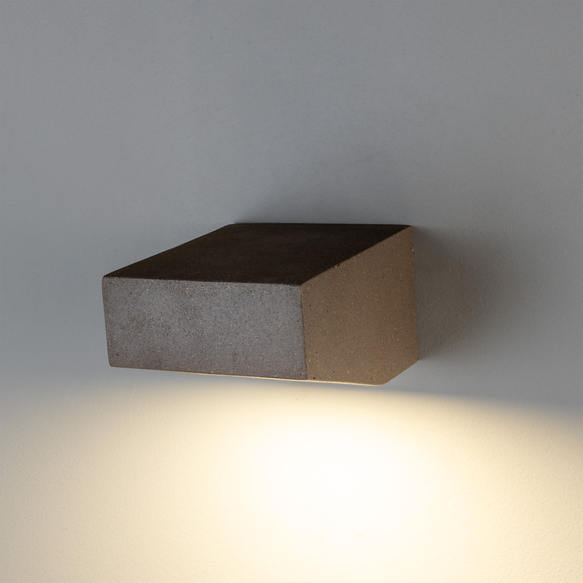 Trieste IP65 Exterior Concrete LED Wall Light