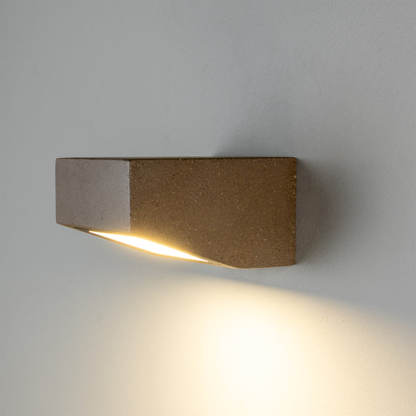Trieste IP65 Exterior Concrete LED Wall Light
