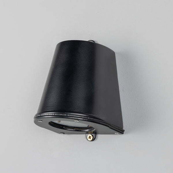 Wade IP54 Outdoor Brass Spotlight in Matte Black