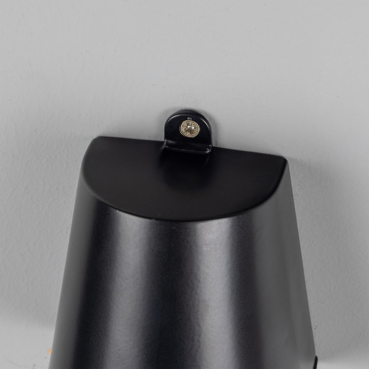 Wade IP54 Outdoor Brass Spotlight in Matte Black