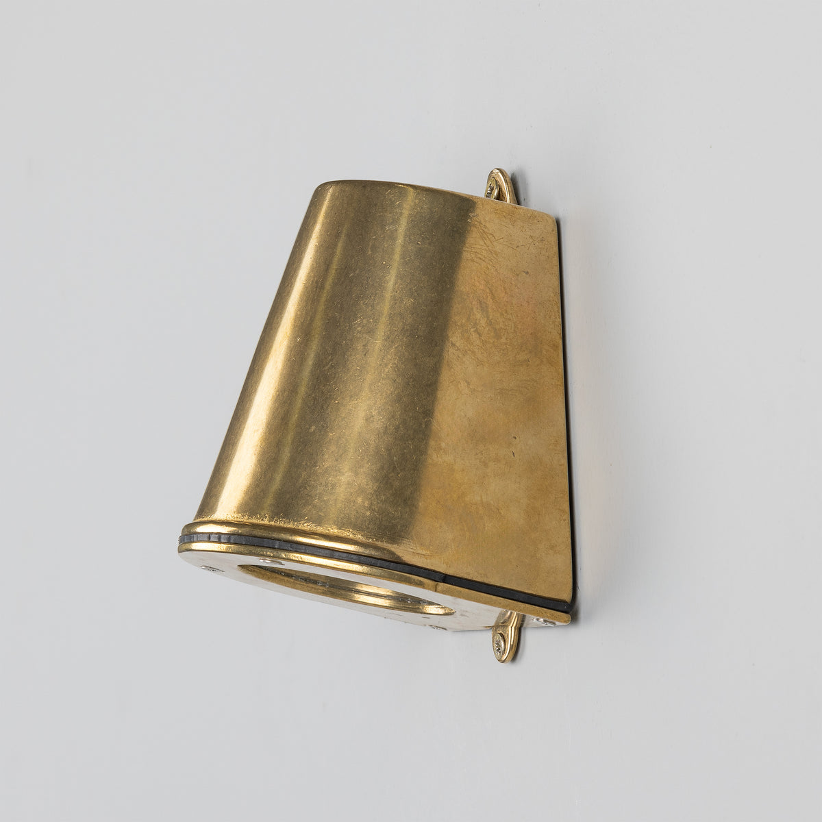 Wade IP54 Outdoor Brass Spotlight in Raw Brass