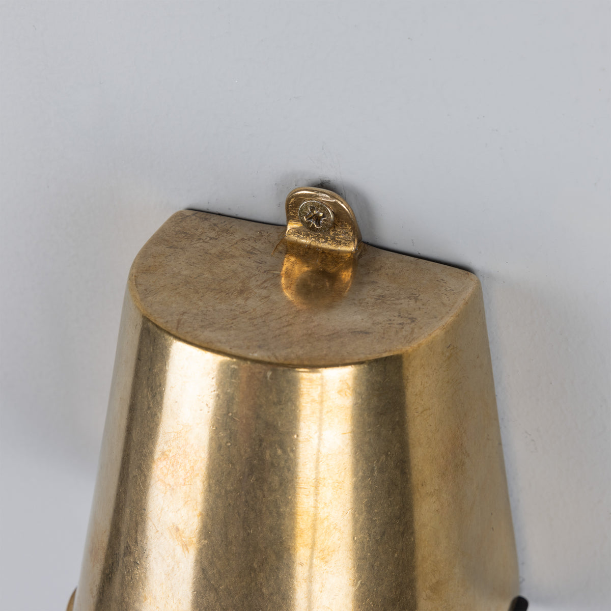 Wade IP54 Outdoor Brass Spotlight in Raw Brass
