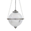 Blaenau Pendant Light in Antique Silver