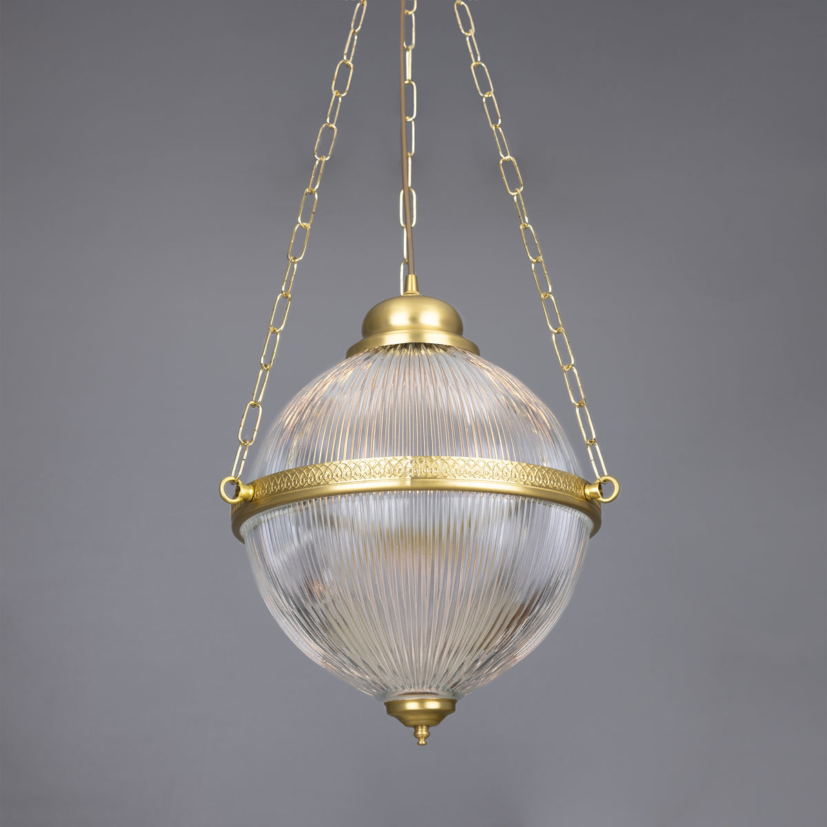 Blaenau Pendant Light in Satin Brass