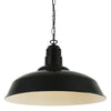 Wyse 50cm Industrial Pendant Light in Black