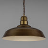 Wyse 50cm Industrial Pendant Light in Bronze