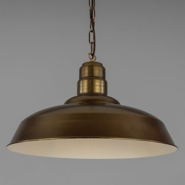 Wyse 50cm Industrial Pendant Light in Bronze