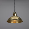 Paris Industrial Pendant Light in Polished Brass