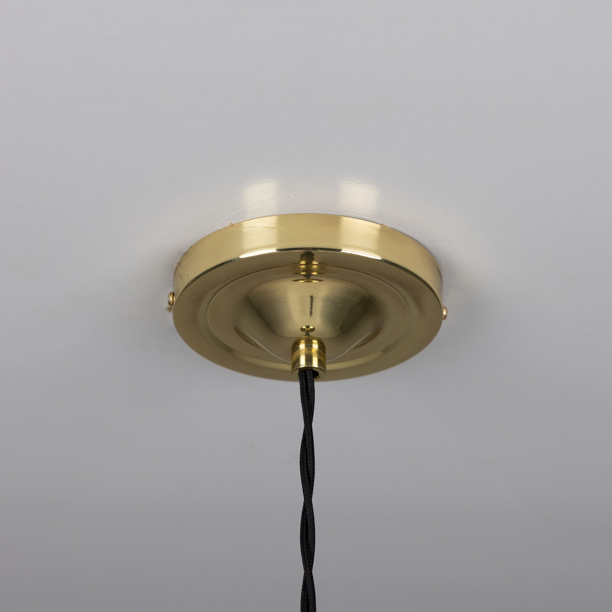 Paris Industrial Pendant Light in Polished Brass