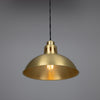 Paris Industrial Pendant Light in Satin Brass