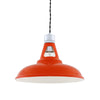 Vienna Industrial Pendant Light in Orange