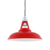 Vienna Industrial Pendant Light in Red