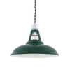 Vienna Industrial Pendant Light in Racing Green