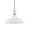 Vienna Industrial Pendant Light in White