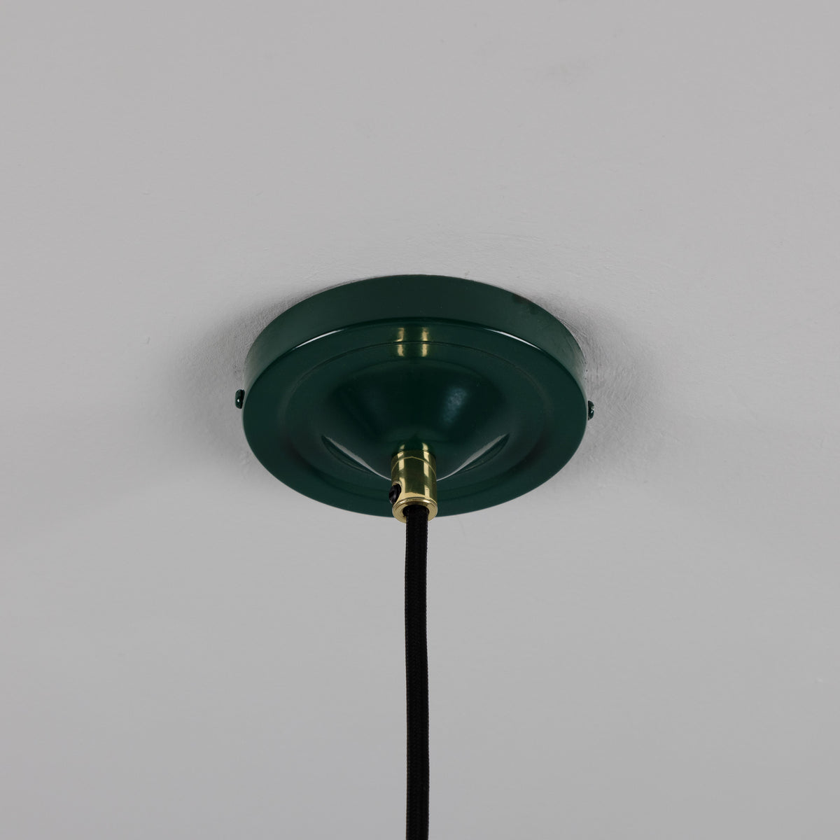 Cairo Mid-Century Coloured Pendant Light in Racing Green