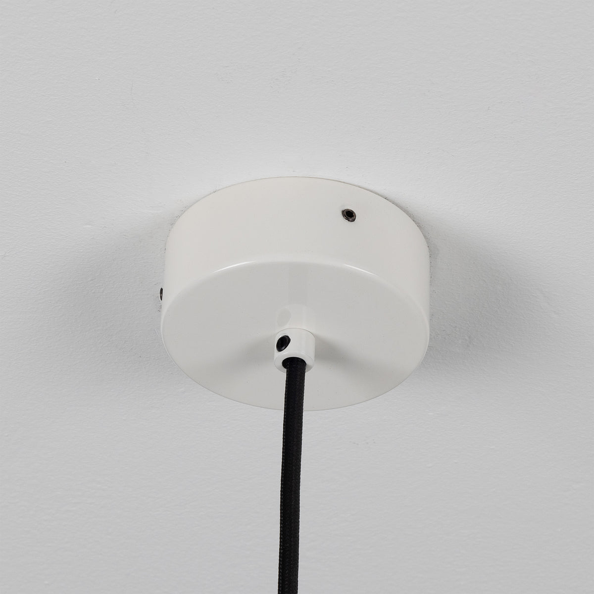 Evanston Single Drop Brass Pendant Spotlight in White